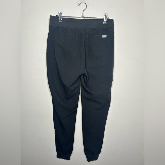 Figs Zamora Jogger Scrub Pants Black Health Care Work Nurse Vet Tech size Small - Picture 4 of 11